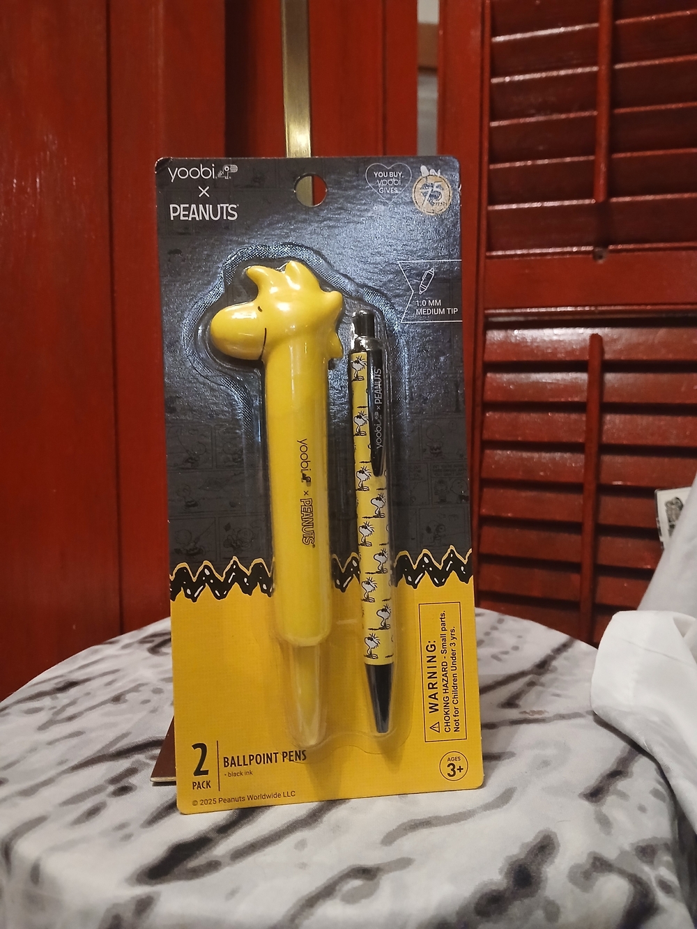 Yellow Woodstock Ballpoint Pen Set